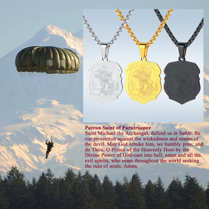 Saint Michael Archangel Shield Pendant