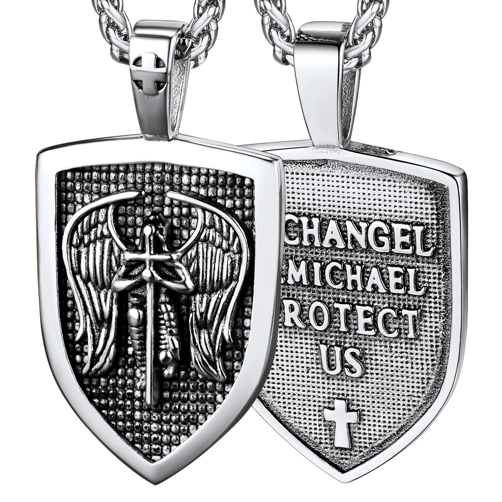 St. Michael Shield Necklace