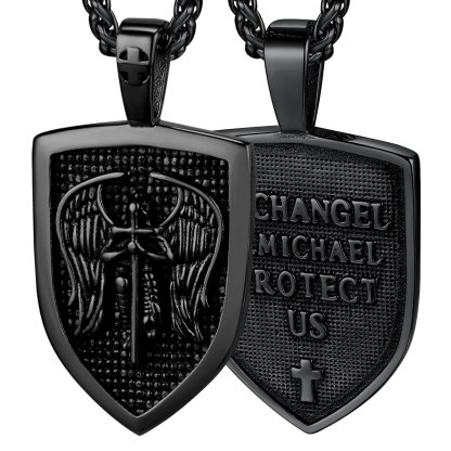 St. Michael Shield Necklace
