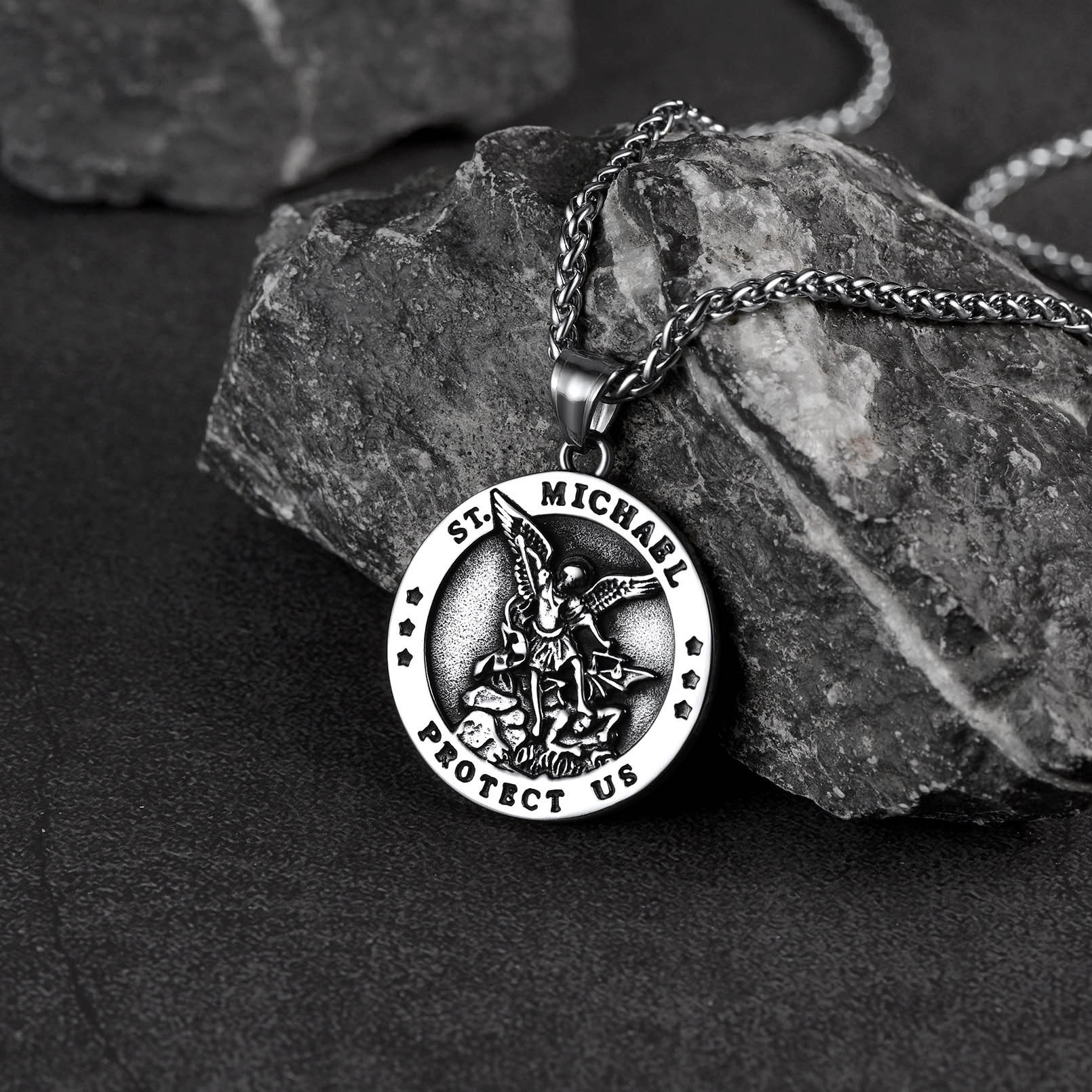 St. Michael Medallion Necklace