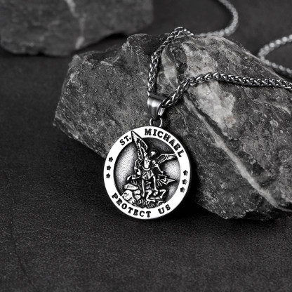 St. Michael Medallion Necklace
