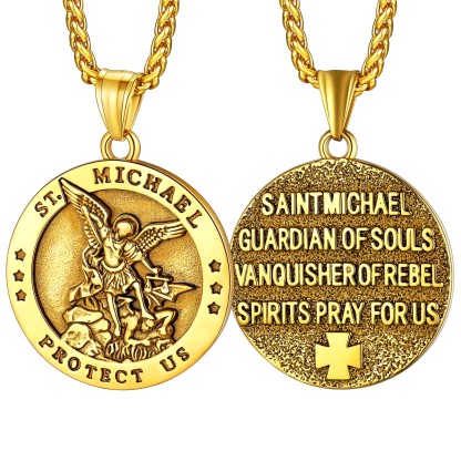 St. Michael Medallion Necklace