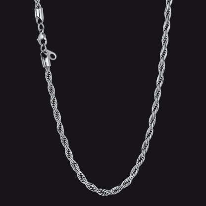3/6/9MM Figaro Chain Necklace for Men | Stainless Steel
