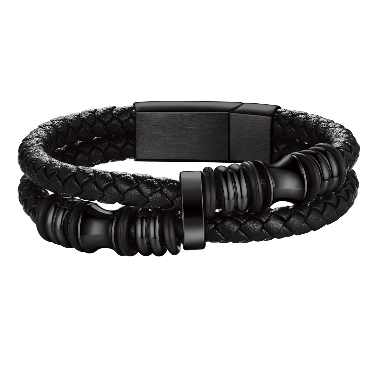 Wrap Braided Leather Bracelets For Men