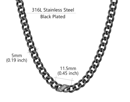 1-6 Names Stainless Steel Engraved Cuban Chain Necklace for Women
