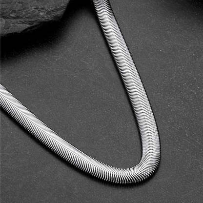 8mm Cuban Link Snake Chain Necklaces for Men Women