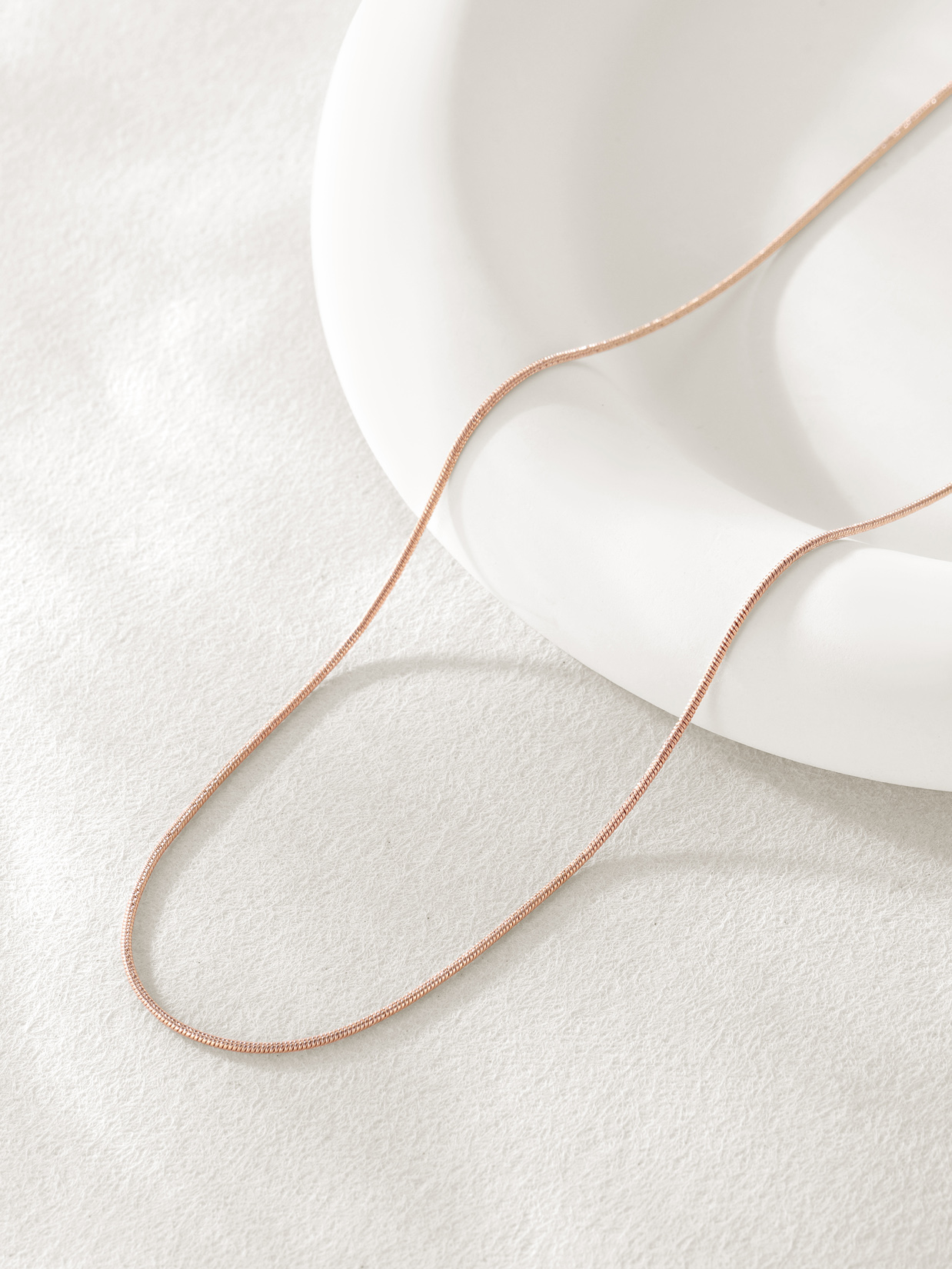 Snake Chain Necklace 2mm Thin Links for Women Men