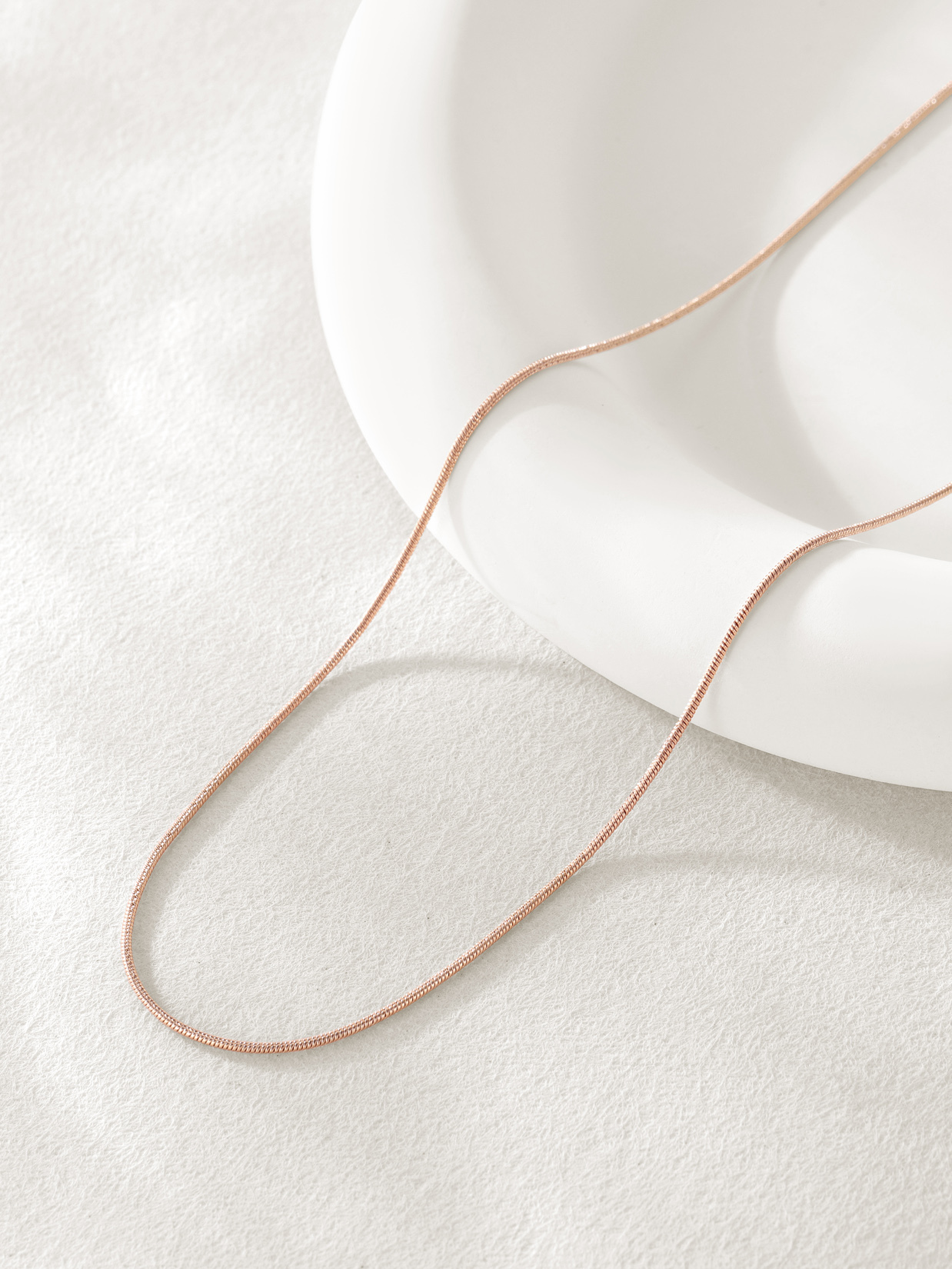 Snake Chain Necklace 2mm Thin Links for Women Men