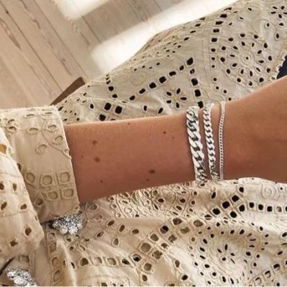 3mm Miami Cuban Link Bracelet 925 Sterling Silver Solid