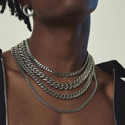 Miami Cuban link Chain - 316L Stainless Steel Necklace