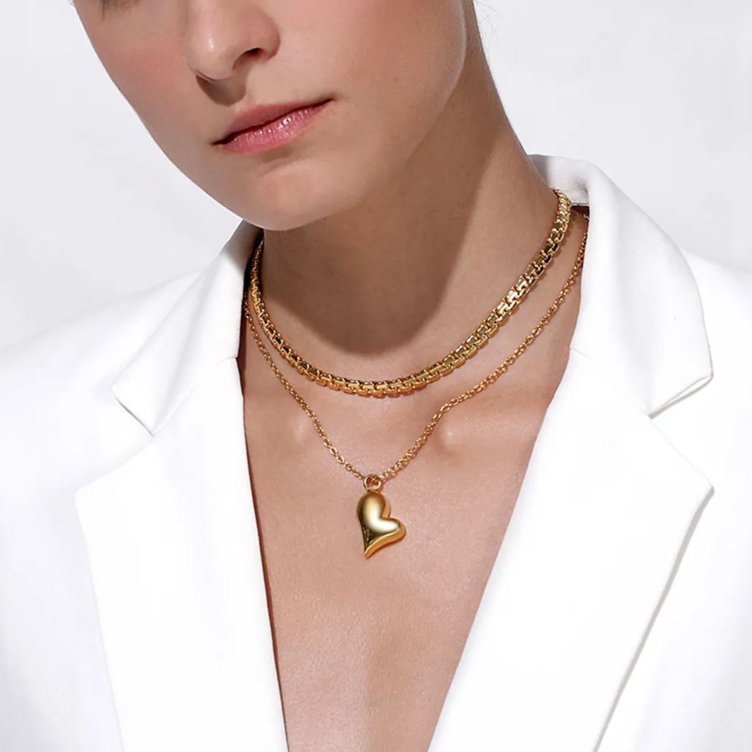 4mm Gold Box Chain 316L for Women