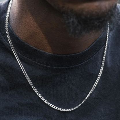 13mm Curb Chain Necklace Stainless Steel