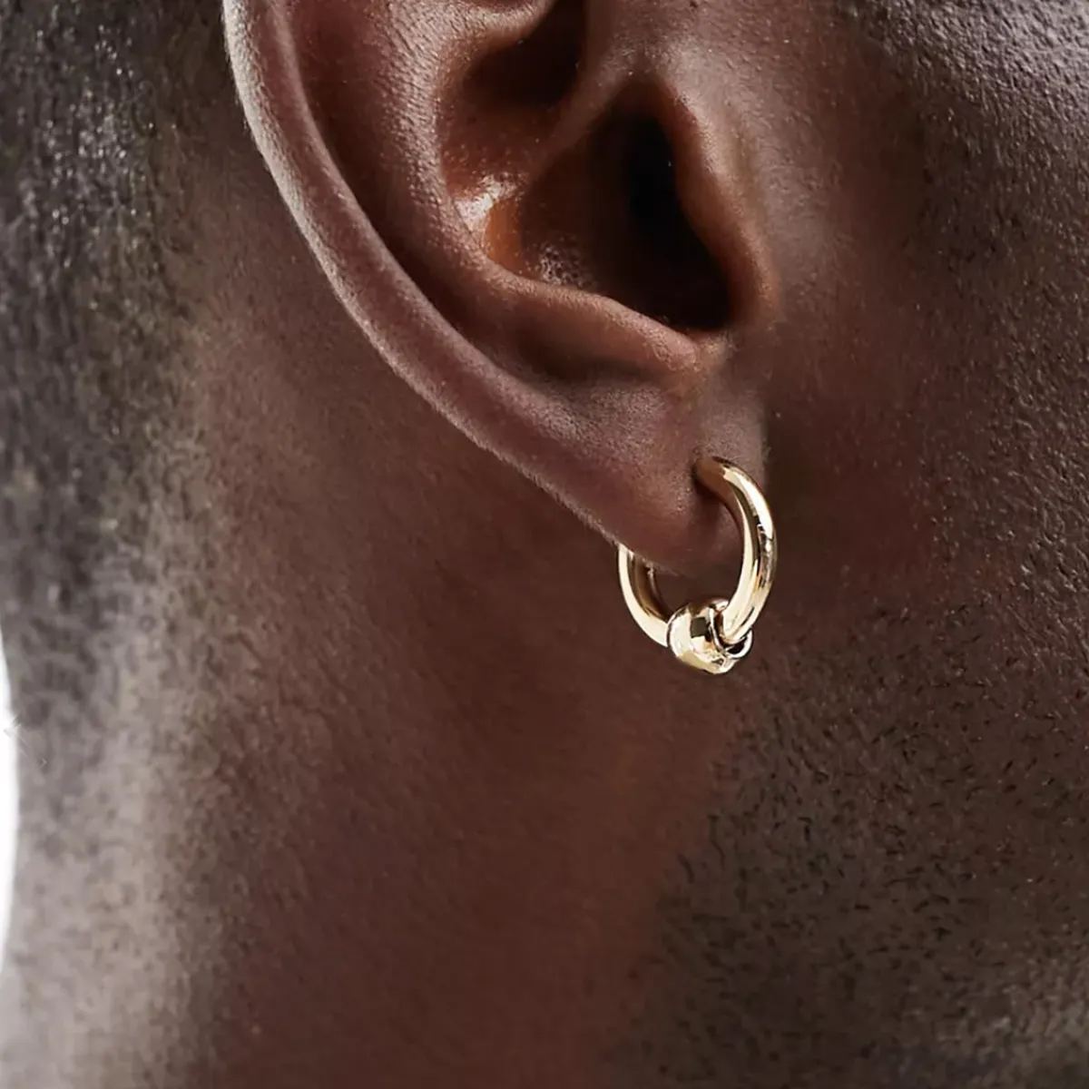 Hypoallergenic 316L Steel Punk Hoop Earrings