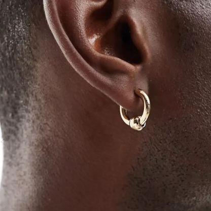 Hypoallergenic 316L Steel Punk Hoop Earrings