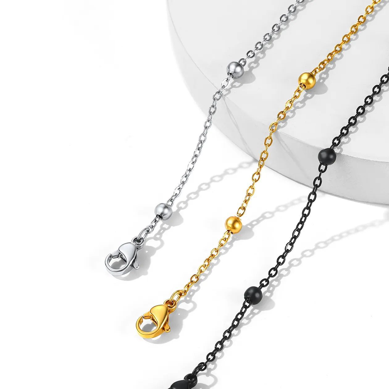 Delicate Beaded Chain Anklet for Women