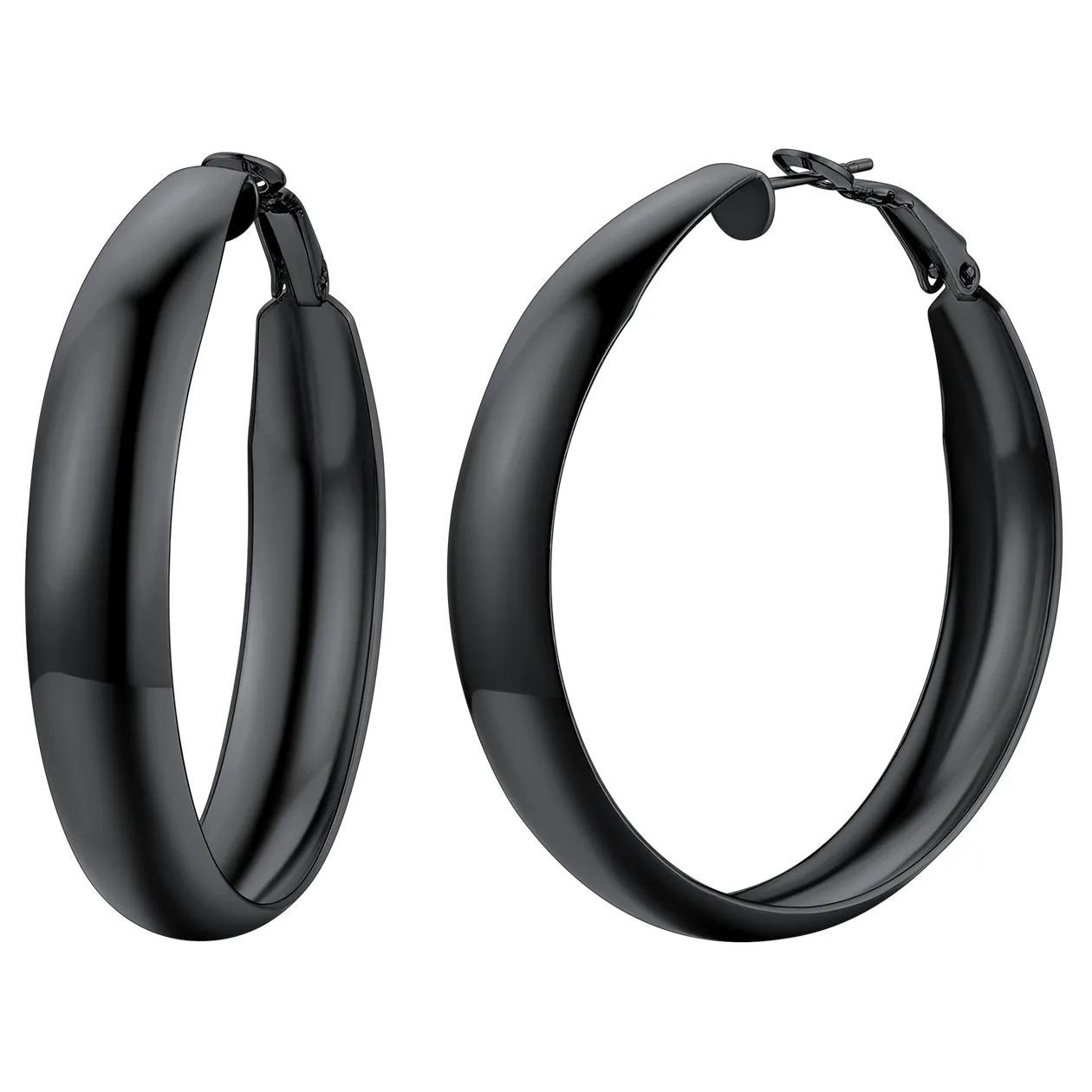 Minimalist Circle Hoop Earrings 60mm