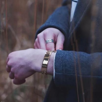 Cuban Curb ID Bracelet for Men