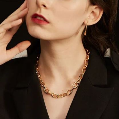 Rolo Cable Link Chain Choker