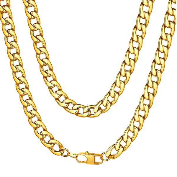 12mm NK 1:1 Smooth Chain Necklace