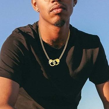 Handcuff Cuban Necklace for Men