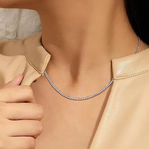 Sterling Silver Figaro Necklace