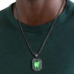 Red Gemstone Onyx Necklace