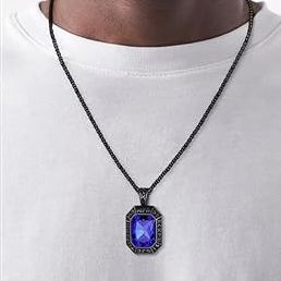 Red Gemstone Onyx Necklace