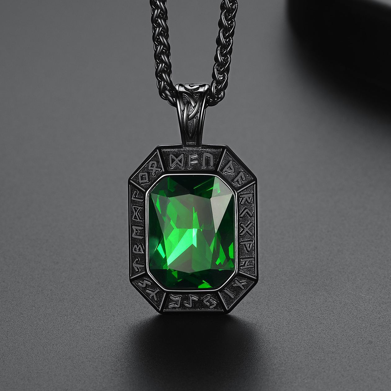 Red Gemstone Onyx Necklace