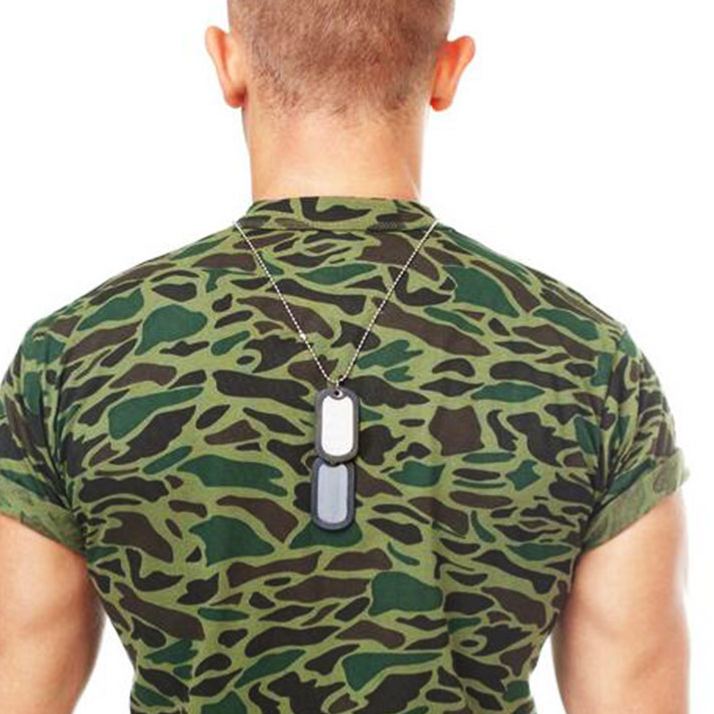 Custom Engraved Dog Tag Necklace