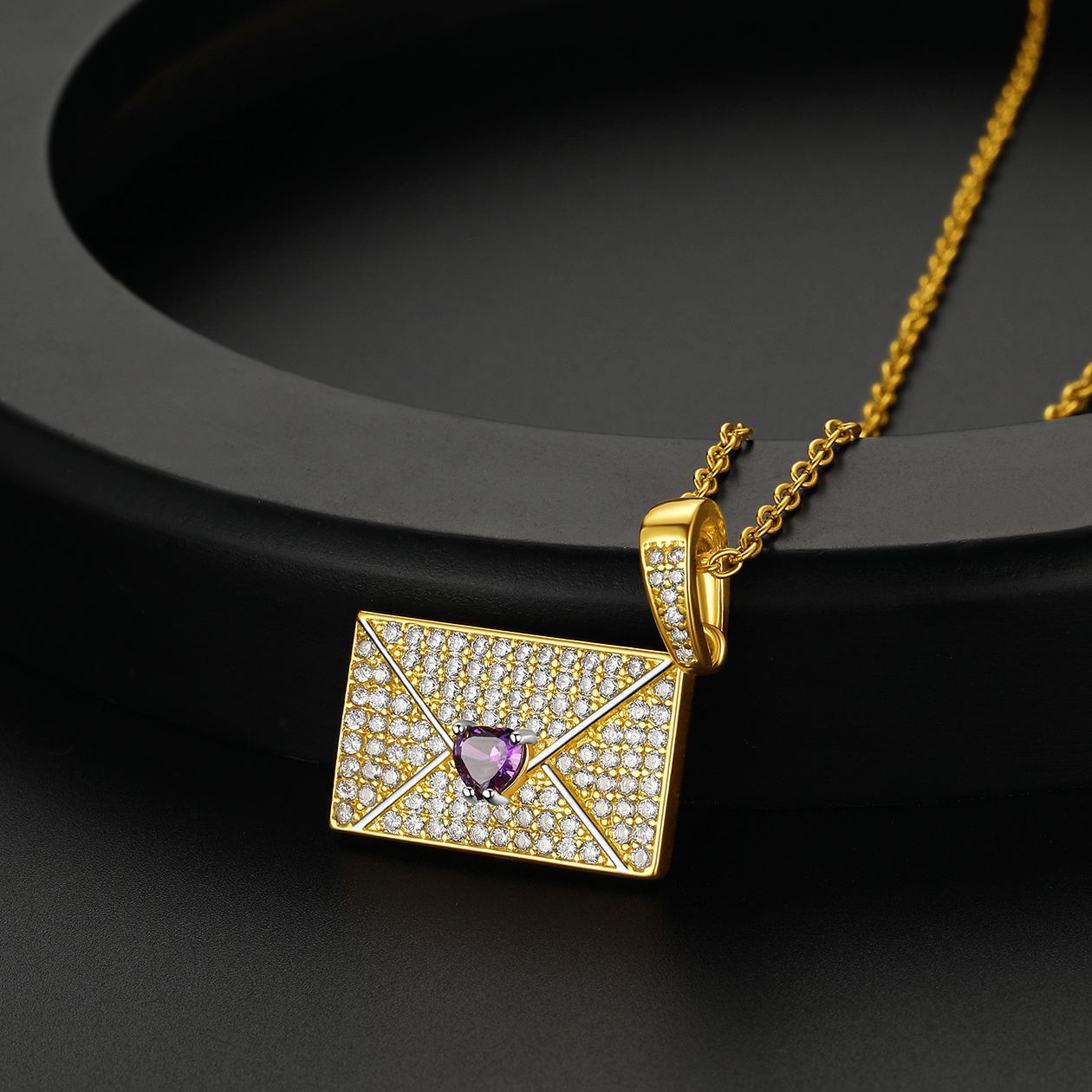 Custom Locket Birthstone Necklace