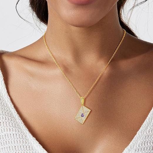 Custom Locket Birthstone Necklace