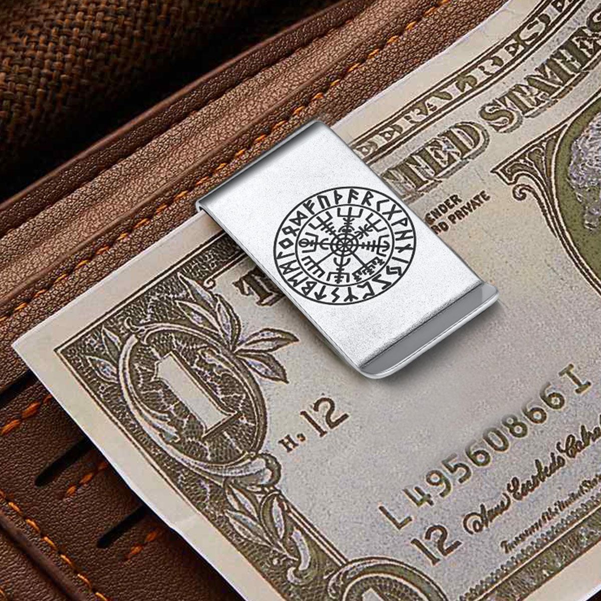Men's Rune Money Clip