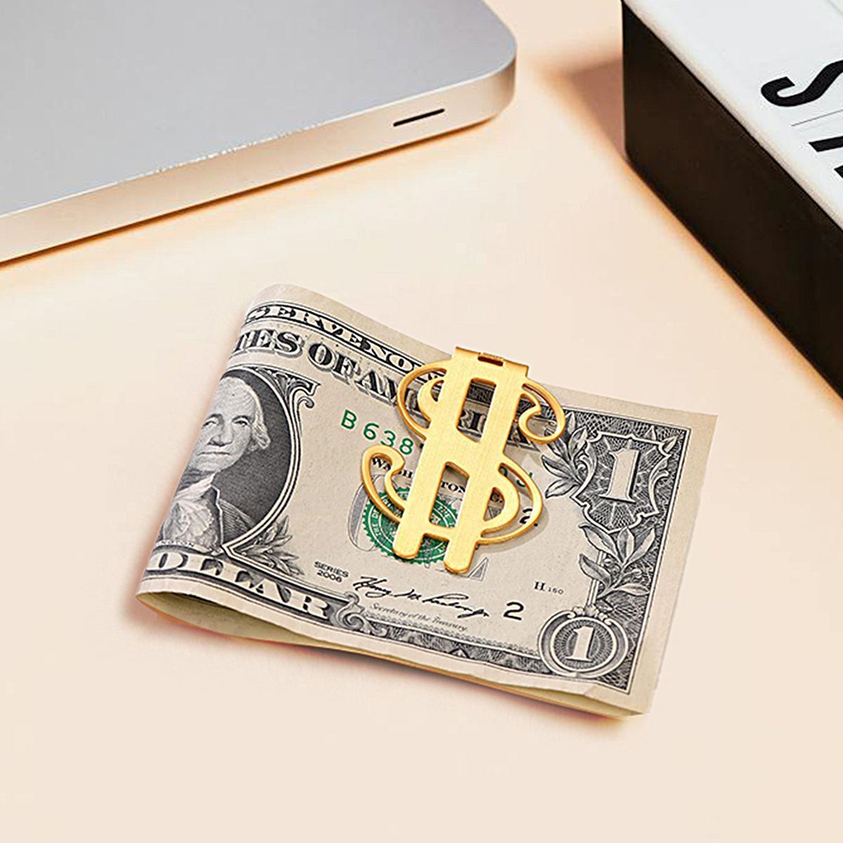 Black Stainless Steel Money Clip