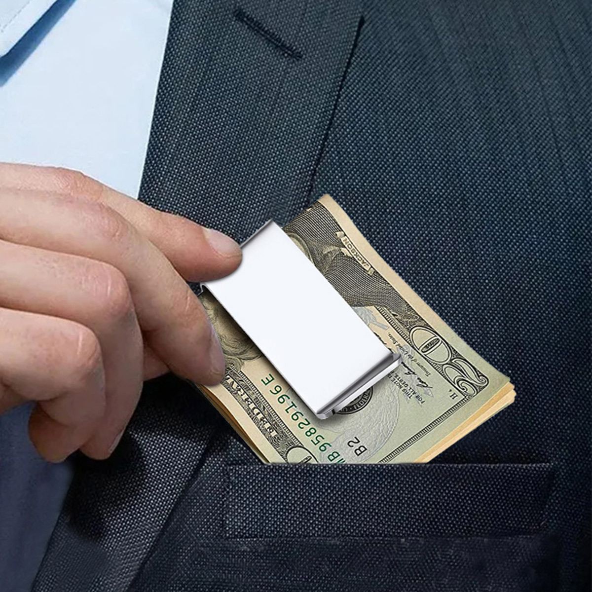 Slim Money Wallet for Cash & Cards