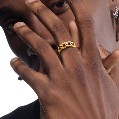 Stainless steel link ring