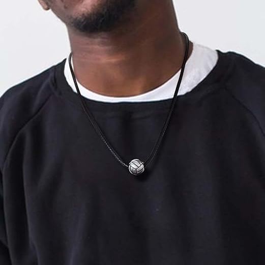 Volleyball Pendant Necklace Gift