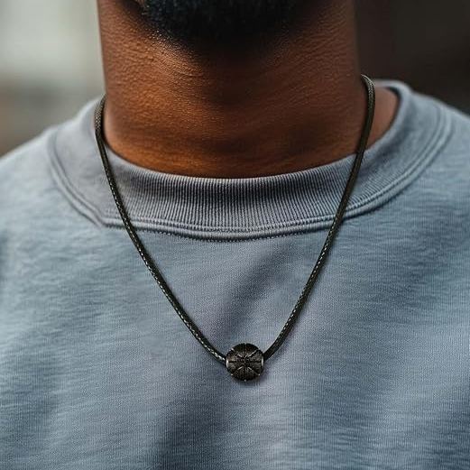 Stainless Steel Basketball Necklace