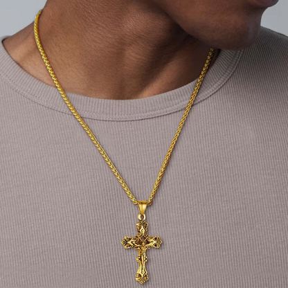 Jesus Crucifix Prayer Necklace