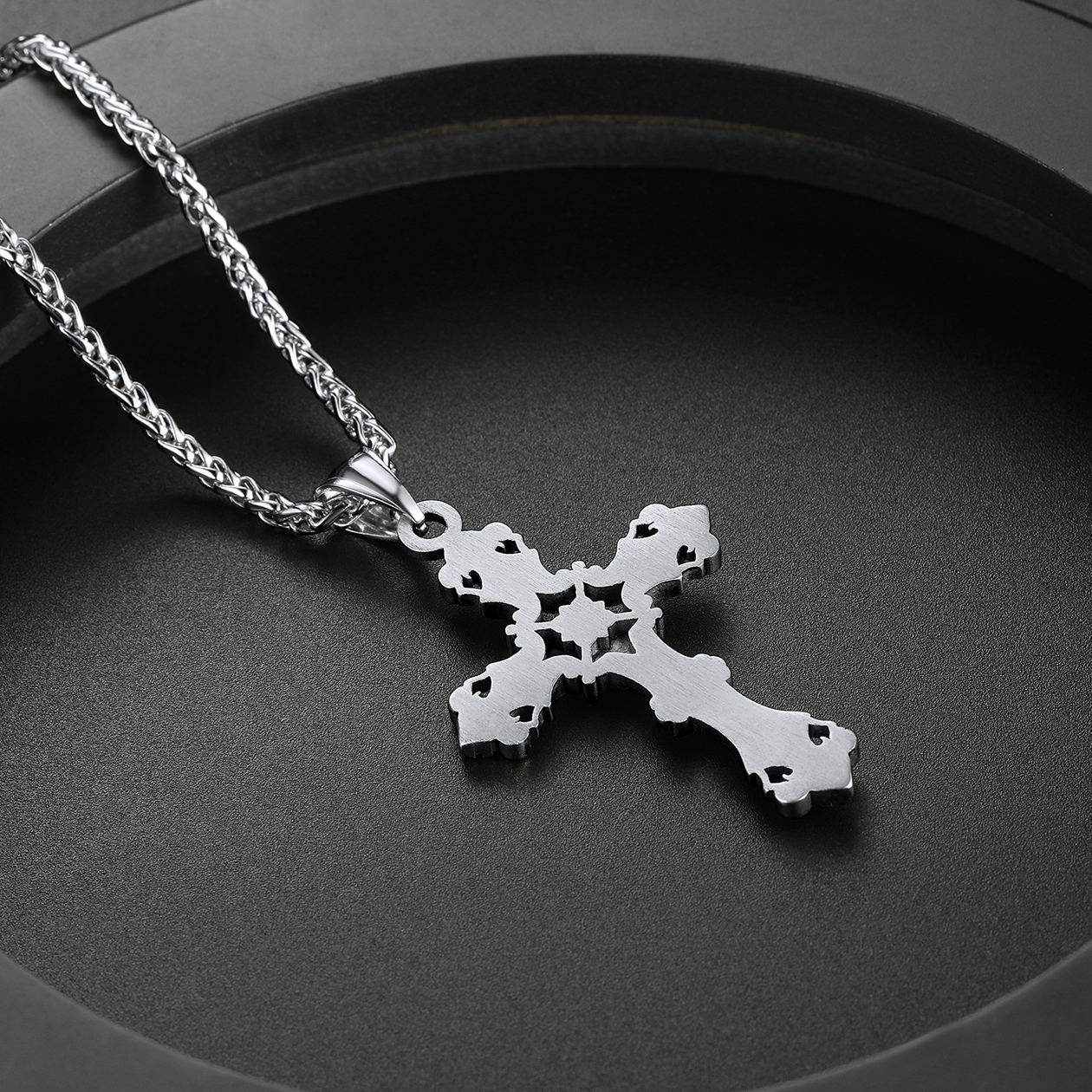 Jesus Crucifix Prayer Necklace