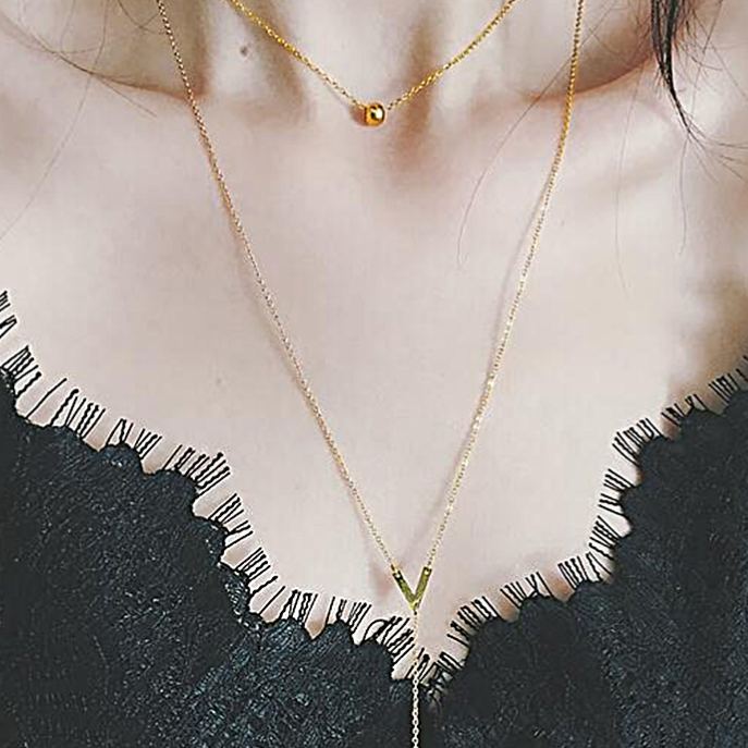 Minimalist V-Shaped Necklace for Women