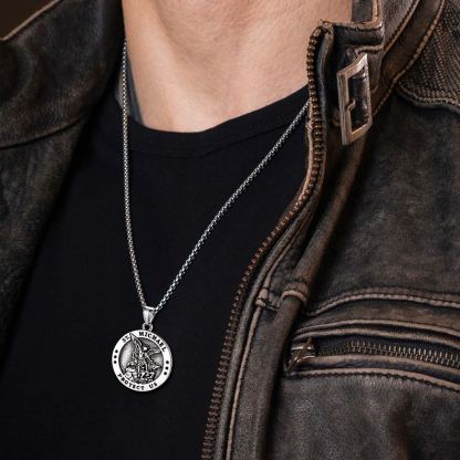 St. Michael Medallion Necklace