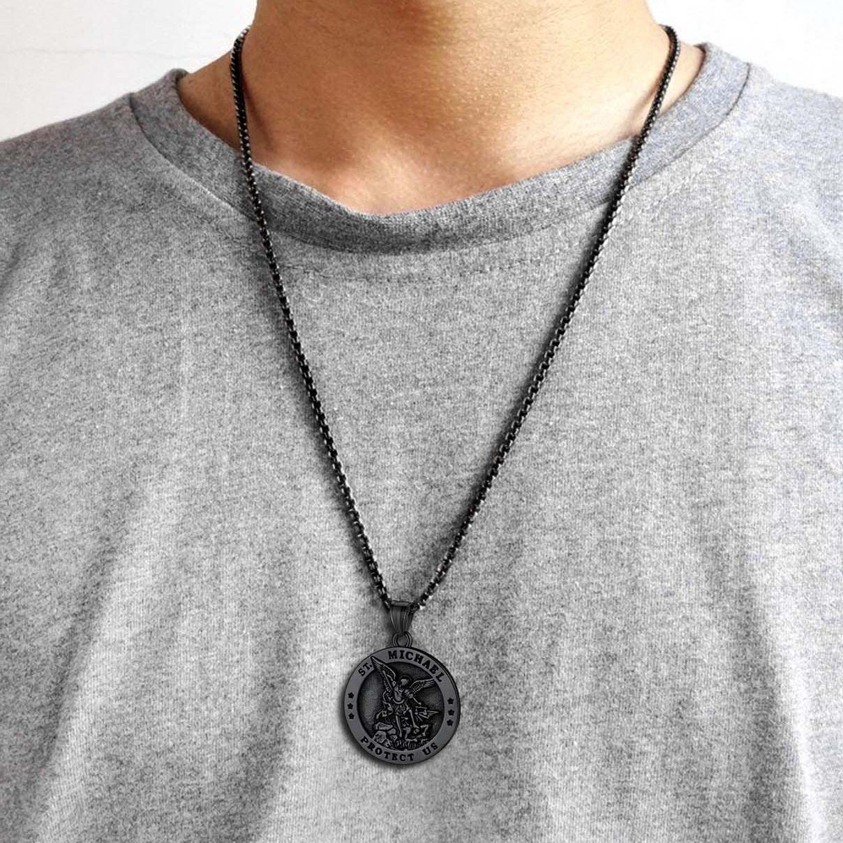St. Michael Medallion Necklace
