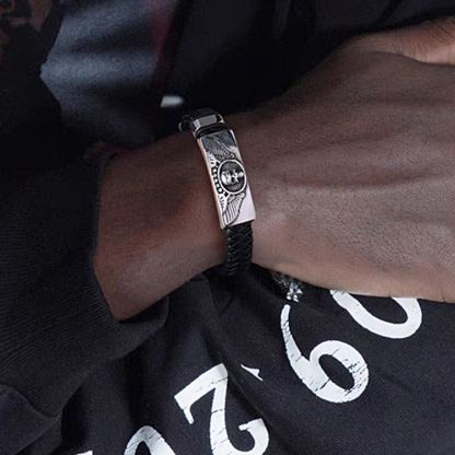 Genuine Leather Braided Viking Bracelets