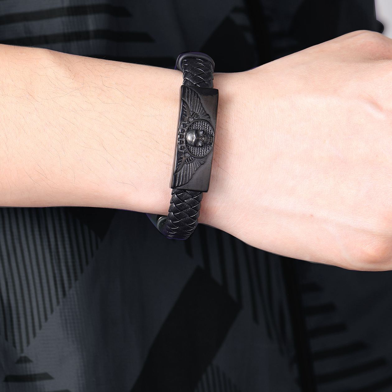 Genuine Leather Braided Viking Bracelets