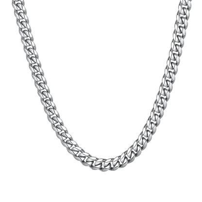 Miami Cuban Link Chain for Men 6mm Silver