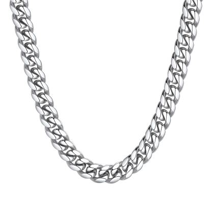 Silver Miami Cuban Link Chain for Men 10mm