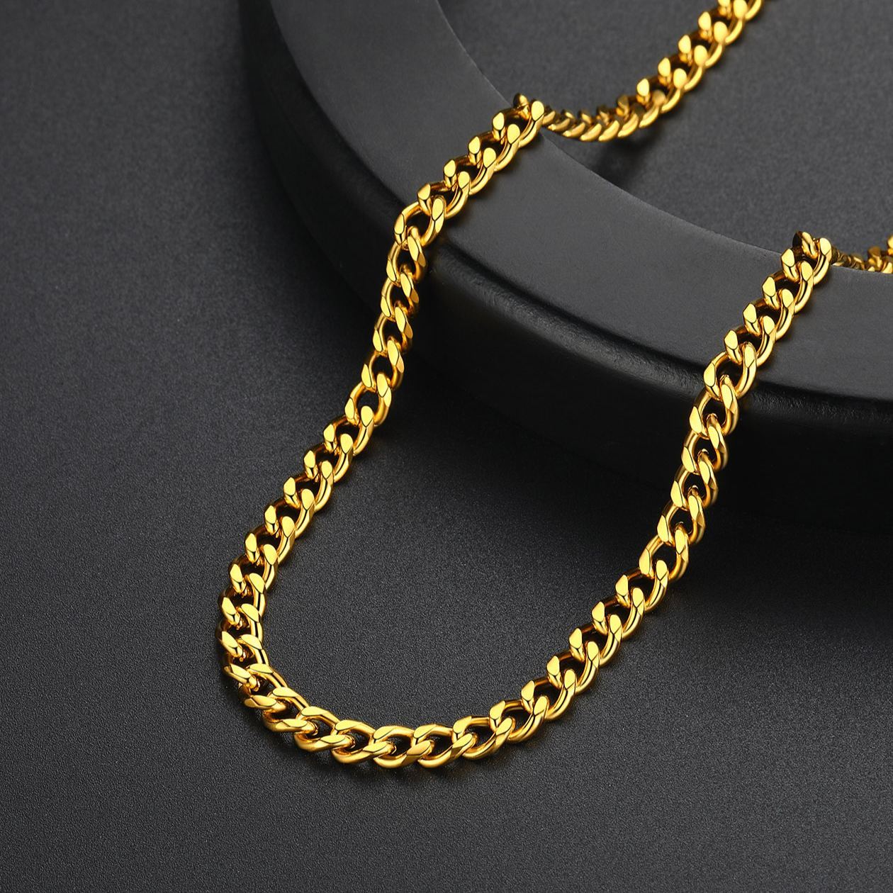 Gold Miami Cuban Link Chain for Men 4.8/6/10/14mm