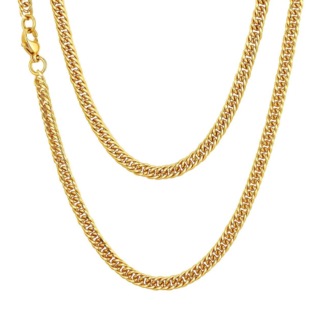 Gold Miami Cuban Chain 3.5mm