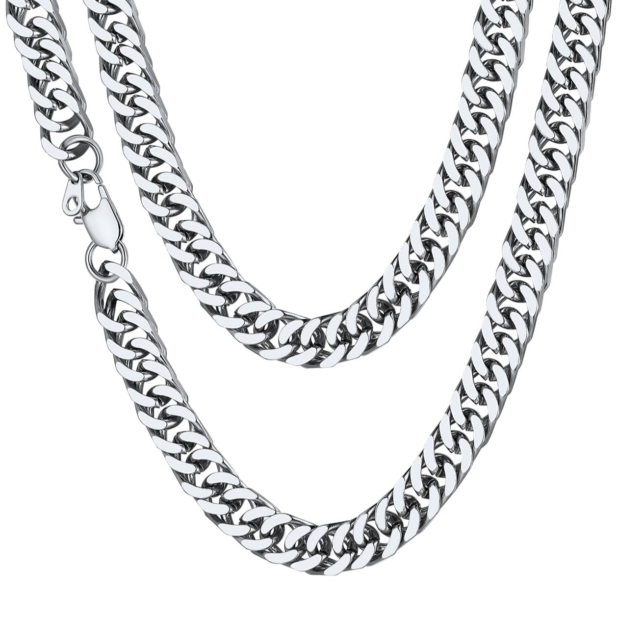 Miami Curb Link Chain 10MM Stainless Steel