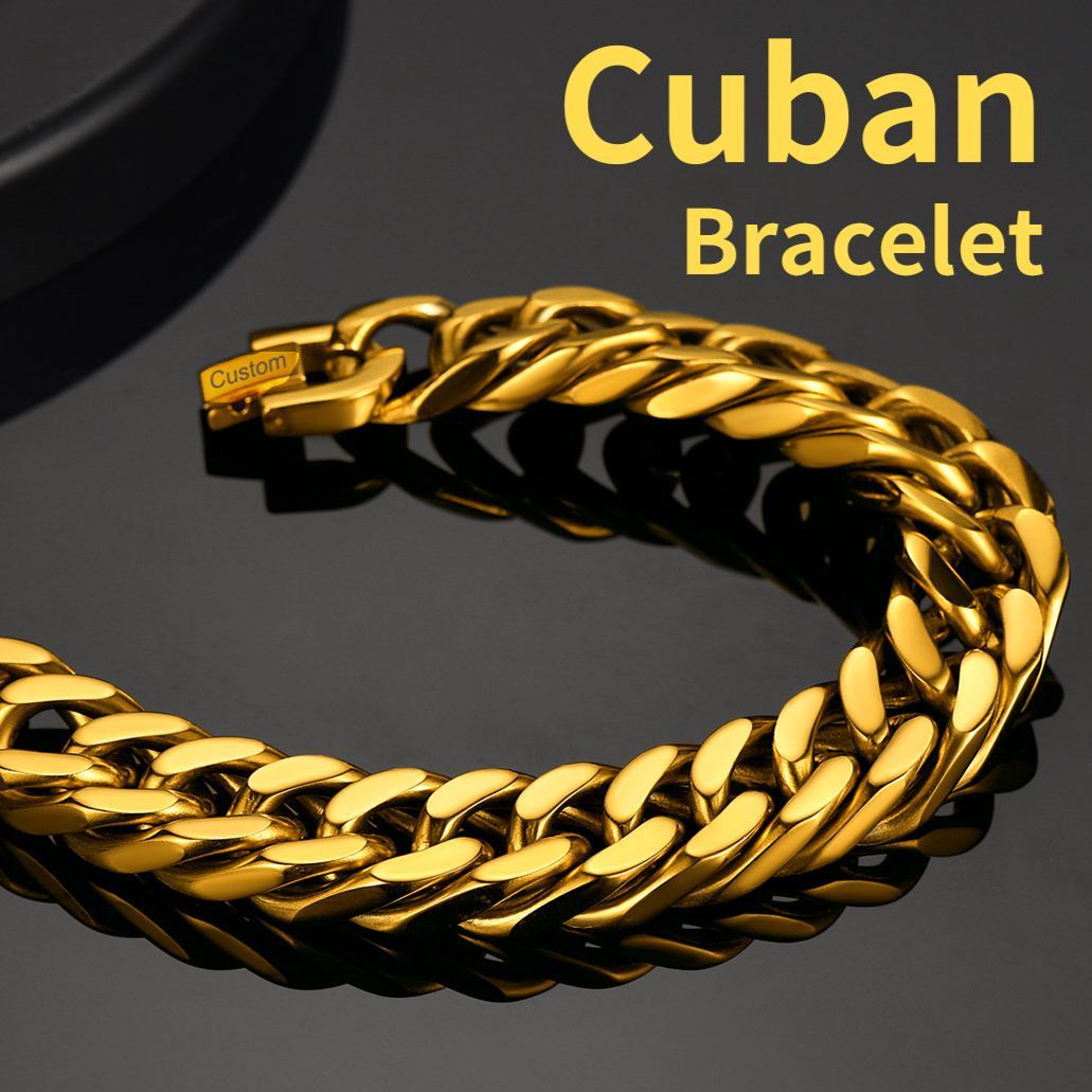 Heavy Cuban Link Bracelet 12mm for Men​